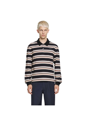 Striped Cotton Polo Shirt