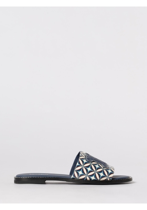 MAX MARA Heeled Sandal Woman color Blue