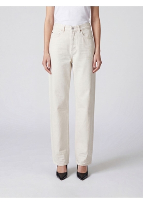 SAINT LAURENT Jeans Woman color White