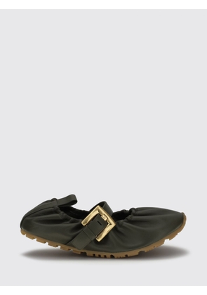BALMAIN Ballet Flat Woman color Olive