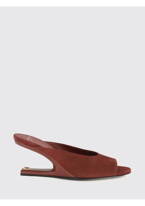 BALMAIN Heeled Sandal Woman color Red