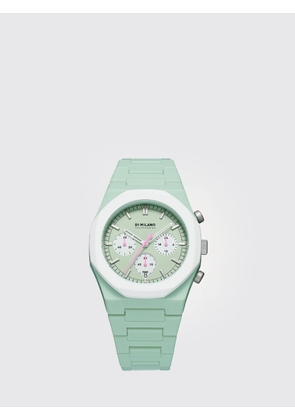 D1 MILANO Bicolour Polycarbonate Watch with Abstract Pattern
