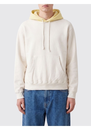 AURALEE Two-Tone Oversized Cotton Hoodie with a Kangaroo Pocket