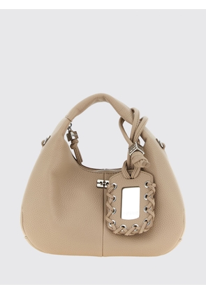 GANNI Tote Bag Woman color Beige