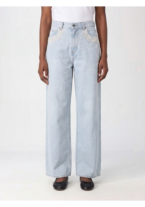 GIUSEPPE DI MORABITO Jeans Woman color Blue