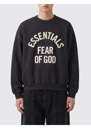 FEAR OF GOD Relaxed Fit Crew Neck Cotton Sweatshirt with Contrast Logo