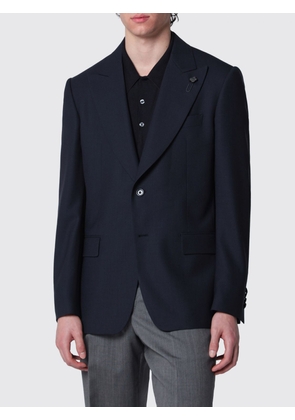 LARDINI Jacket Men color Blue