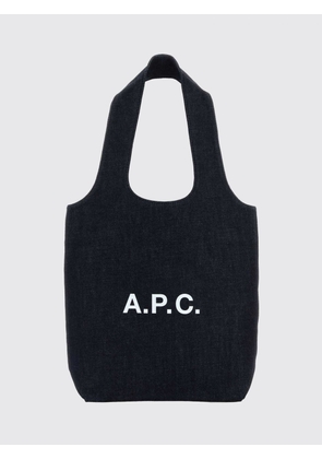 A. P.C. Tote Bag Woman color Indigo