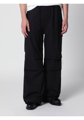 NEEDLES Wide-Leg Cotton-Blend Cargo Trousers with Elasticated Waist