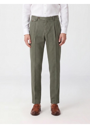 BRIGLIA 1949 Slim Fit Chinos in a Cotton and Linen Blend