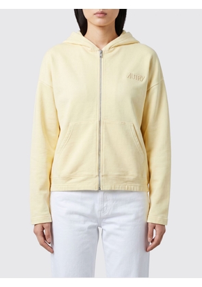 AUTRY Cotton Zip-Up Hoodie Sweatshirt with Embroidered Logo