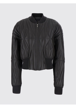 RICK OWENS Moncler x Quilted Calfskin Cropped Bomber Jacket