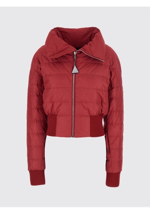 RICK OWENS + MONCLER Rick Owens x Moncler Short Quilted Nylon Down Jacket with High Neck