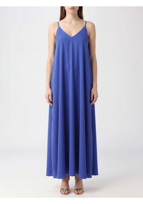 GIANLUCA CAPANNOLO V-Neck Crêpe Midi Slip Dress