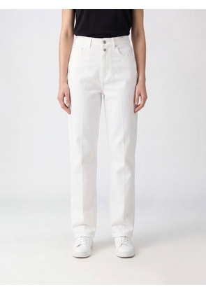 LEMAIRE High-Waisted Straight-Leg Jeans in Milk Cotton Denim