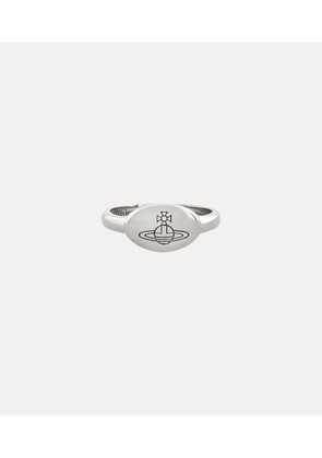 Vivienne Westwood Tilly Ring Stainless Steel Silver XS Unisex