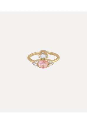 Vivienne Westwood Ondina Ring -Gold-pink-white-cz -Gold-pink-white-cz Unisex
