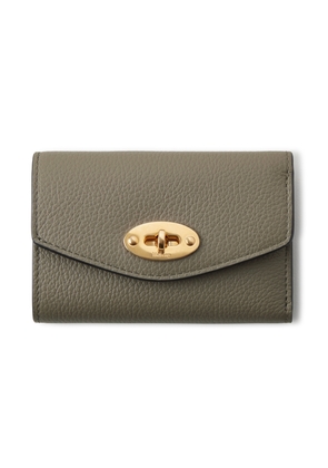 Mulberry Women's Darley Folded Multi-Card Wallet Linen Green
