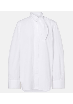 Givenchy Tie-neck cotton shirt