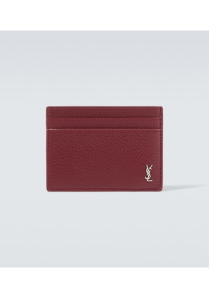 Saint Laurent Tiny Cassandre leather card holder