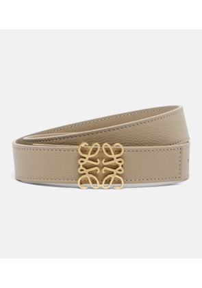 Loewe Anagram Bombe leather belt