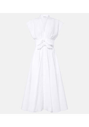 Alaia Cotton poplin midi dress