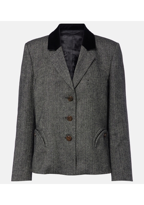 Blaze Milano Shelley wool-blend tweed blazer