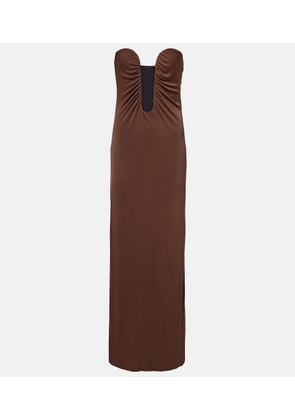 Adriana Degreas Strapless maxi dress
