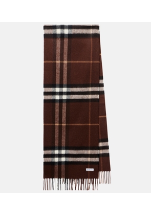Burberry Burberry Check cashmere scarf