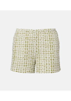 Velvet Daniela embroidered cotton-blend shorts