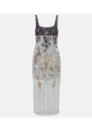 La Fuori Nyx Bloom Aurora embellished cocktail dress