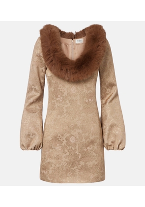 Saint Laurent Brocade minidress
