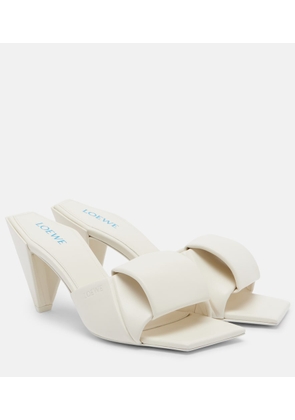 Loewe Origami leather mules