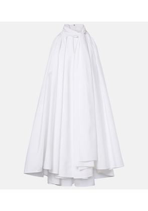 Givenchy Pleated cotton poplin minidress