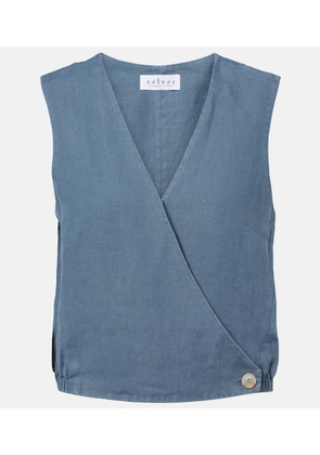 Velvet Ollie linen top