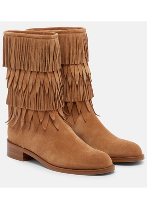 Aquazzura Maverick fringed suede boots