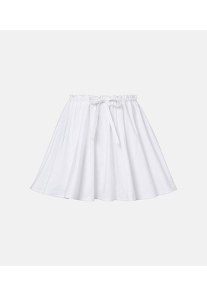 Givenchy Pleated cotton poplin miniskirt
