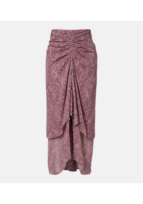 Veronica Beard Sira floral midi skirt