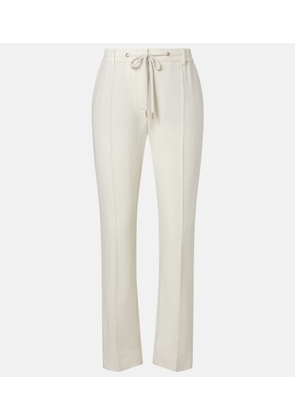 Eleventy Wool and cashmere tapered pants