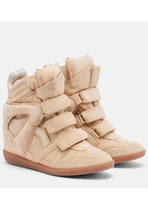 Isabel Marant Bekett suede high-top sneakers