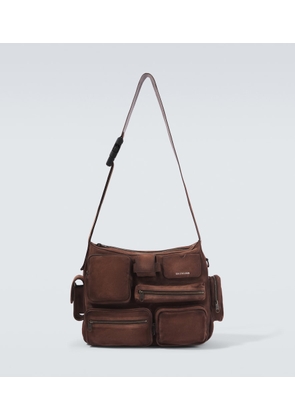 Balenciaga Superbusy suede messenger bag