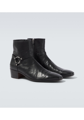 Tom Ford Clint leather ankle boots
