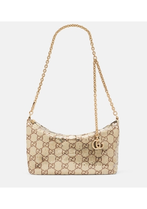 Gucci GG Mini metallic mesh shoulder bag