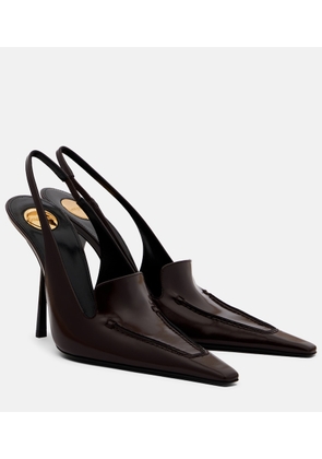 Saint Laurent Voltaire leather slingback pumps
