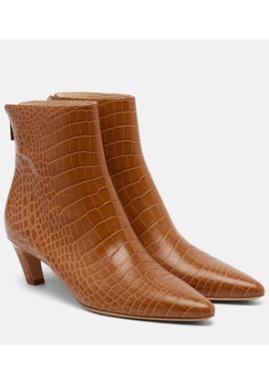 Gabriela Hearst Clayton croc-effect leather ankle boots