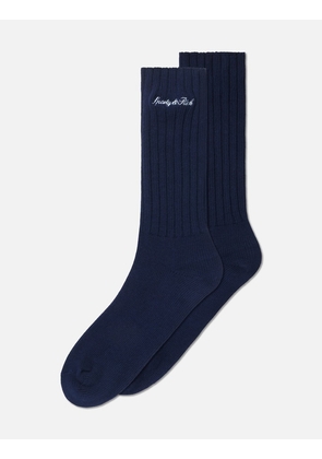 Signature Logo Rib Socks
