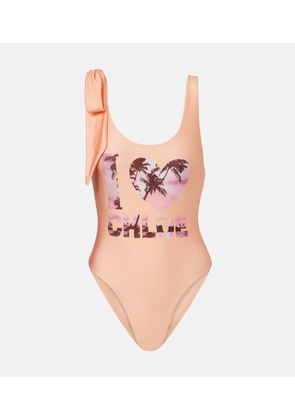 Chloe Printed swimsuit