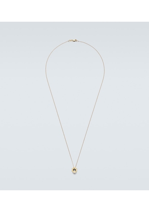 Ileana Makri Nut 18kt gold pendant necklace