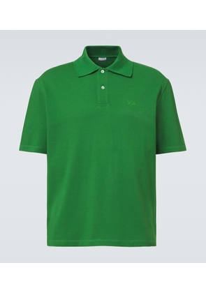 Loewe Logo embroidered cotton polo shirt
