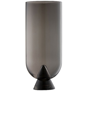 AYTM Large Glacies Vase in Black.